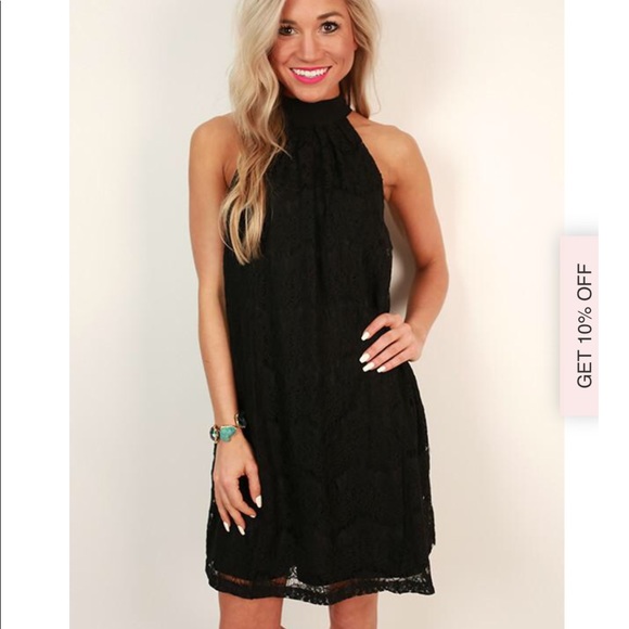 Impressions Dresses & Skirts - Impressions High Society Halter Lace Dress